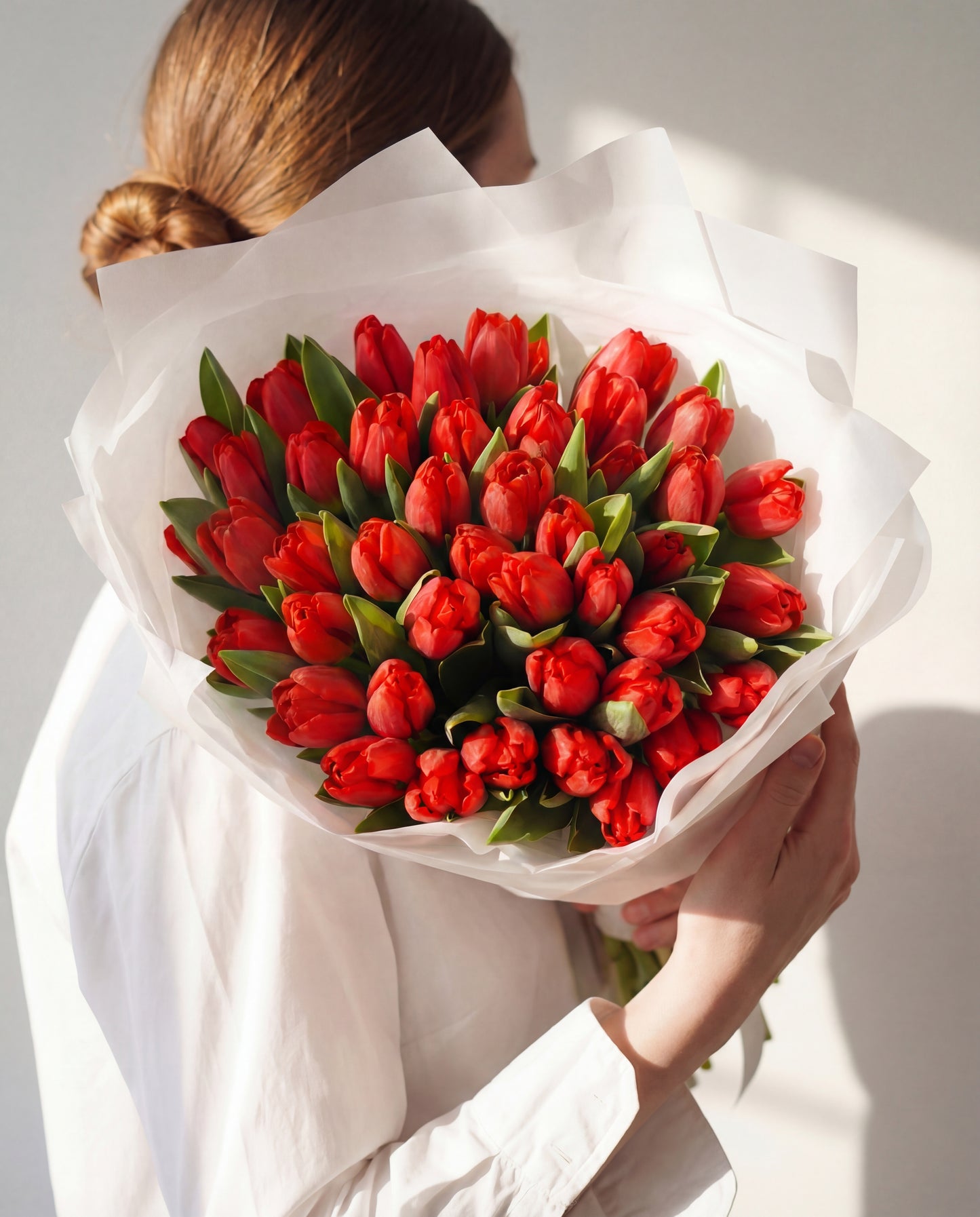 51 Red Tulips