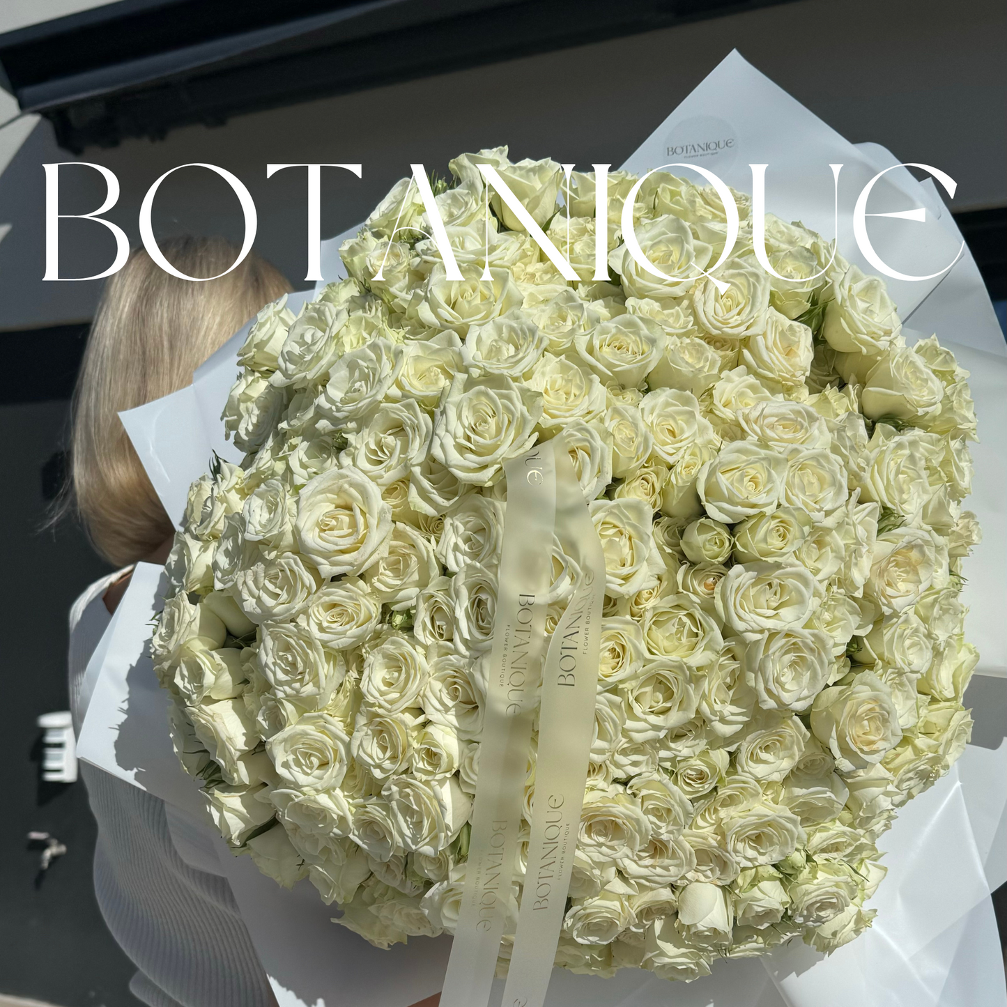 101 spray roses in white