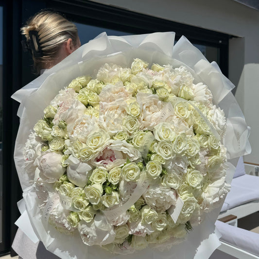 Peonías y rosas XL