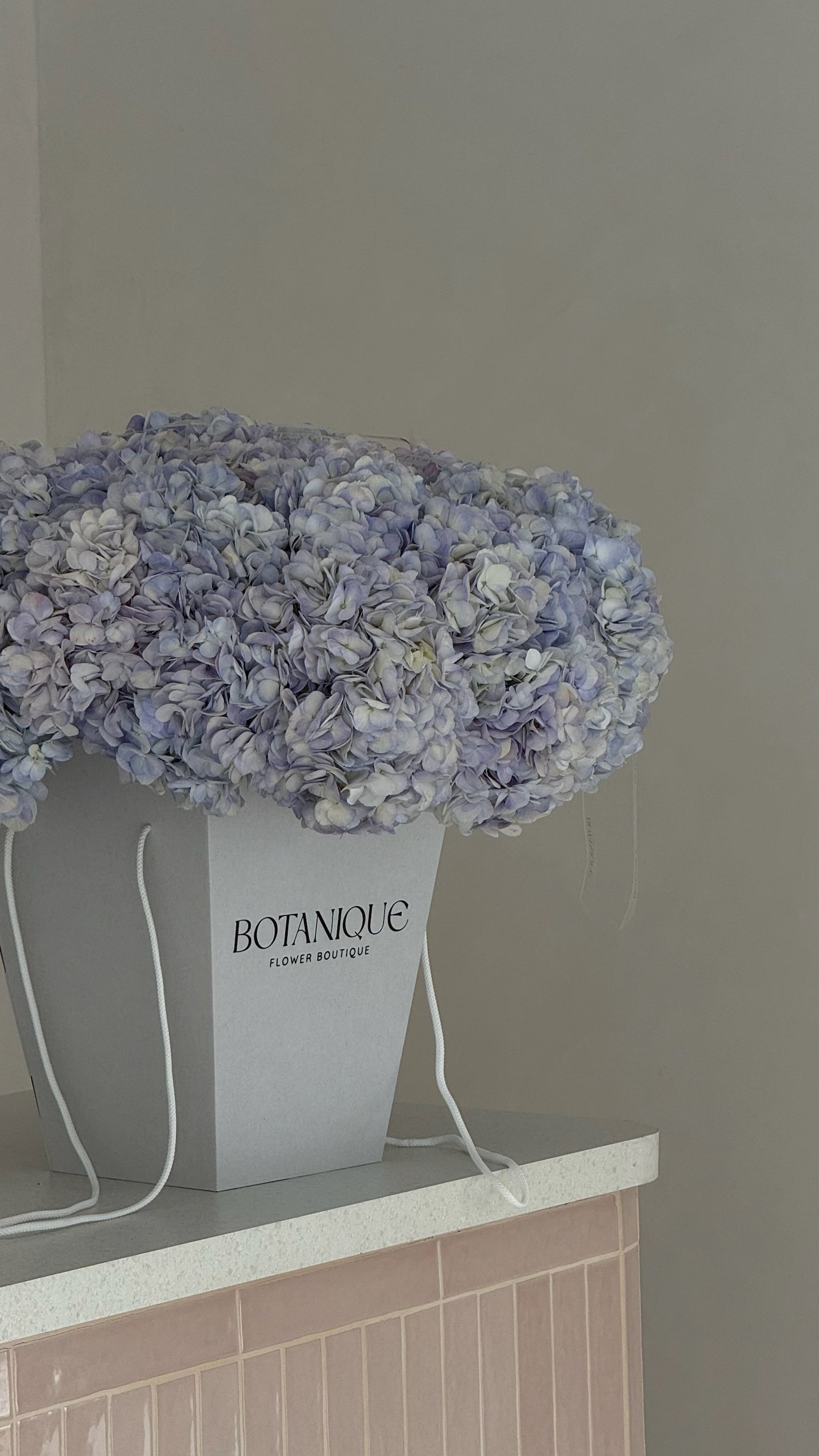 Mono bouquet Hydrangeas