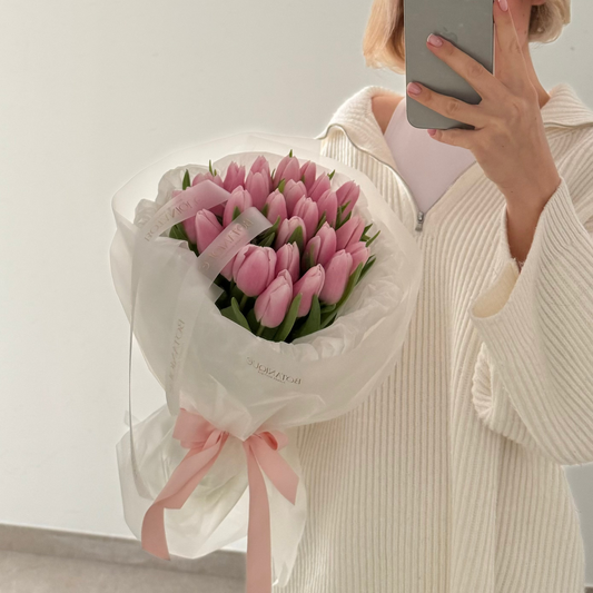 25 Pink Tulips